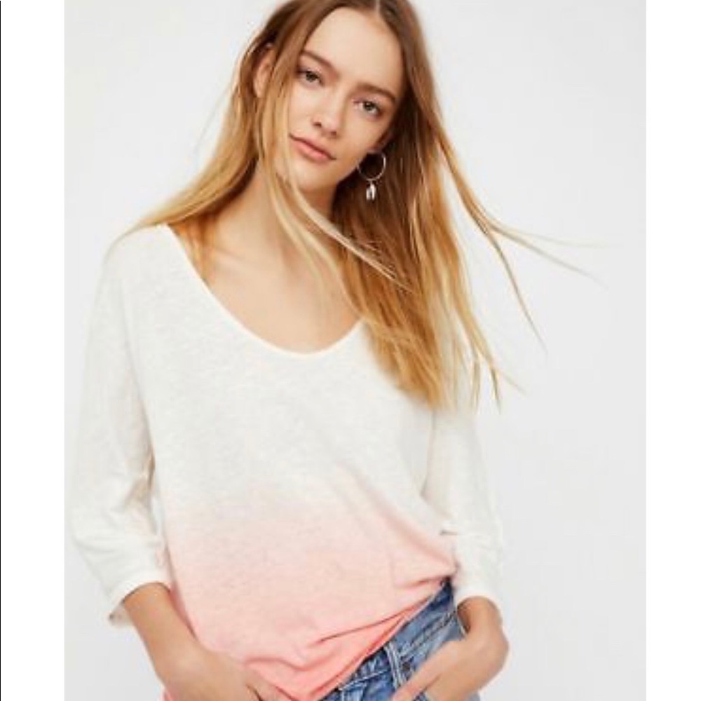 NWT Free People Strawberry Top. Size Large